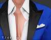 Blue Tuxedo Unbuttoned
