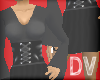 {DV} Black Corset Outfit