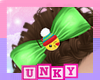 Kids Green Hair Bow