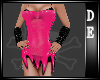 !Hot Pink Enigma Dress