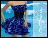 TJ Leopard dress BLUE
