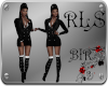 [BIR]Silver&Black Dress
