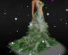 !S!Emerald Beaded Gown