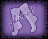 Lavender Knit Socks VM