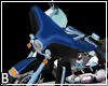 Motorcycle Blue