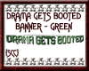 {SCC}Drama Booted- Green