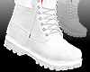 Boots white silver M