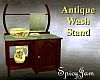 Antique Wash Stand Green