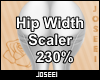 Hip Width Scaler 230%