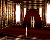 Red Gold Art Deco Room
