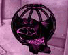 Pink Black Kissing Chair