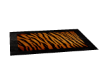 rug tiger black frame