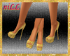 Gold Elegant Shoes