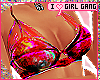 # holographic red Bra