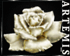 IO-White Rose Sticker