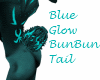 blue glow bunny tail