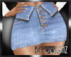 [BGD]Button Jean Skirt-R