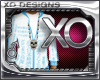 {XO} Blue Fortune Cookie