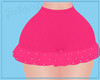 Hot pink shorts ruffle 