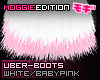 ME|UberBoots|White/BPink