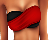 Red black tank top