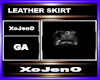 LEATHER SKIRT