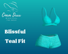Blissful Teal Fit