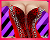Rocker Bikini PVC Red