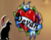 Devan heart tattoo