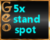 Geo Stand Spots x5