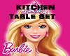 Barbie Kitchen Table Set