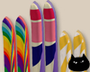 0123 Colorful Ski Boards