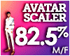 M AVATAR SCALER 82.5%