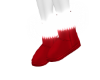 Red Christmas Fur Boots