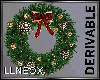 Xmas wreath animated