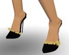 black gold shoes