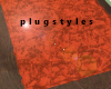 Orange Fur Rug