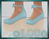 .L. Easter Wedges Blue