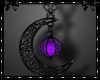 Purple Moon Necklace