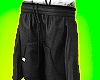 Black Miri Hoodie Shorts
