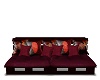 LL~BURGUNDY PALLET SOFA