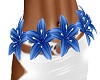 blue flower belt