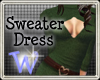 *W* Sweater Dress Green