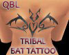 Tribal Bat Tattoo (QBL)