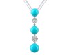 Pearl Necklace Blue