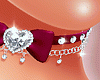 NK Sexy Heart Choker Red