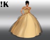 !K! Gold Ballroom Gown