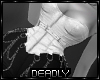[D] Corset&Chains White