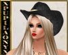 BLACK GOLD COWGIRL HAT