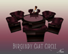 B*Burgundy Chat Circle